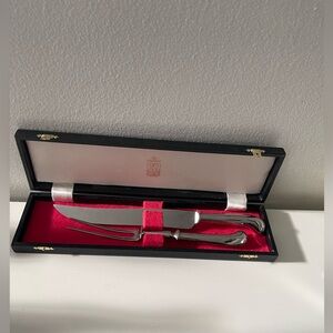 Kirk & Matz 2 Pieces Sheffield Carving Set made in England